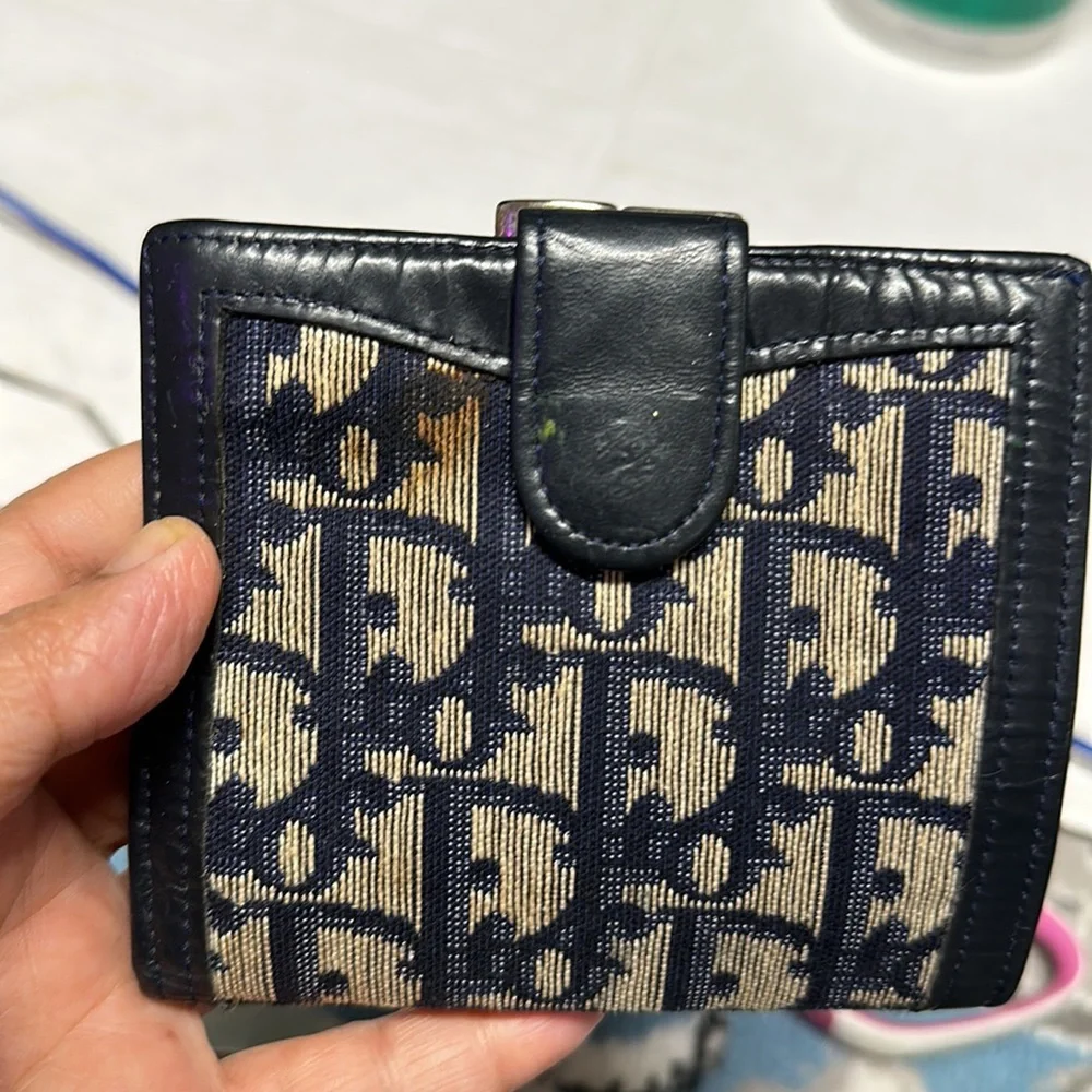 Vintage Dior cowhide wallet